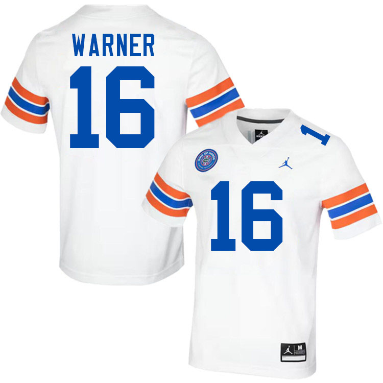 Aidan Warner Florida Jersey,Florida Gators #16 Aidan Warner Jersey Youth Uniforms-Throwback White Aidan Warner Florida Jersey,Florida Gators #16 Aidan Warner Jersey Youth Uniforms-Throwback White